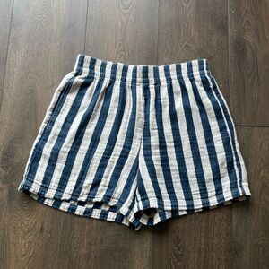 NWOT Brixton Striped High Waist Shorts